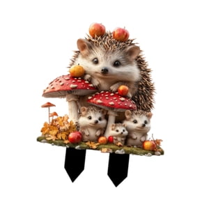 Bothyi - Tablero Decorativo De Estacas Para Jardín, Manualidades Diy, Acrílico 2D Para Balcón, Césped, Exterior, Estilo B