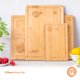 thumbnail image 2 of Set de 3 Tablas de Cortar Reversibles de Bambú Natural MasterChef, 2 of 7