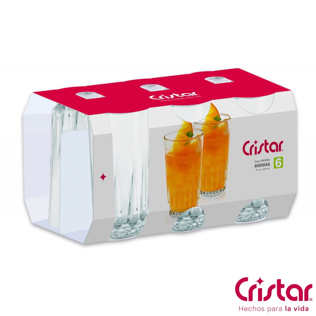 Cristar - Vaso Vidrio Alto
