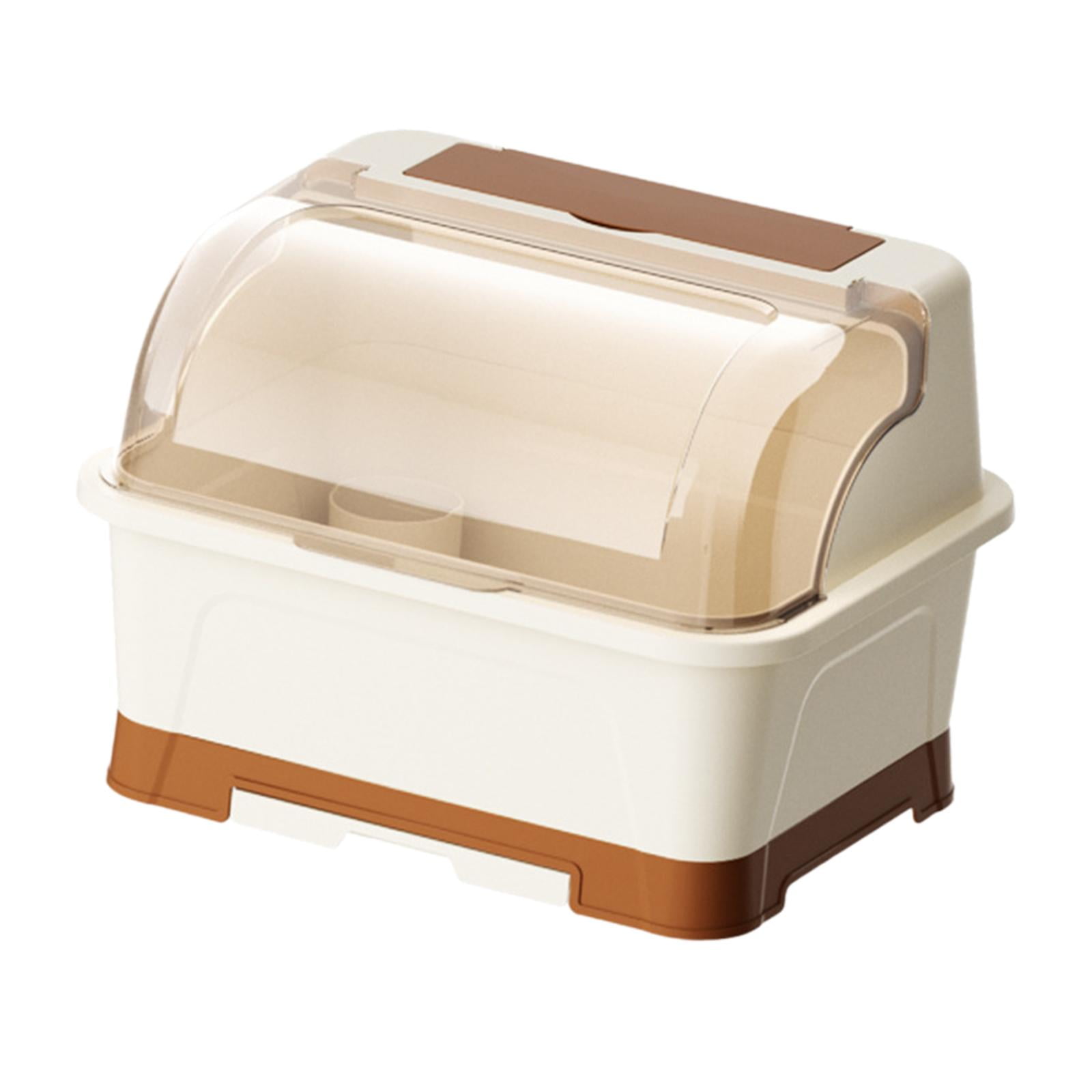 Magideal - Estante Para Secar Platos, Organizador De Vajilla, Ahorro De Espacio, Práctico Cuenco De Drenaje Extraíble Y Estante Para Platos Para El Hogar, Taza Y M