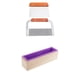 thumbnail image 2 of 2pcs Herramientas Onduladas Y Rectas De Acero Inoxidable Y 1pcs Molde De Pan De Silicona, 2 of 6