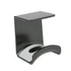 thumbnail image 2 of Soporte Para Colgar Auriculares, Accesorios Para Juegos De PC, DJ, Gancho Adhesivo Para Auriculares, Negro Con Parte Superior Plana, 2 of 3