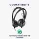 thumbnail image 2 of Almohadillas kwmobile compatibles con Sennheiser HD25 White, 2 of 8