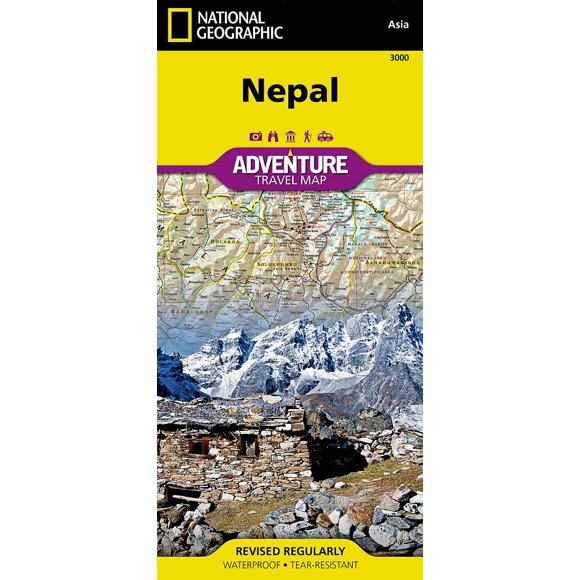 Mapa de Nepal National Geographic 1/625,000 – Aventura