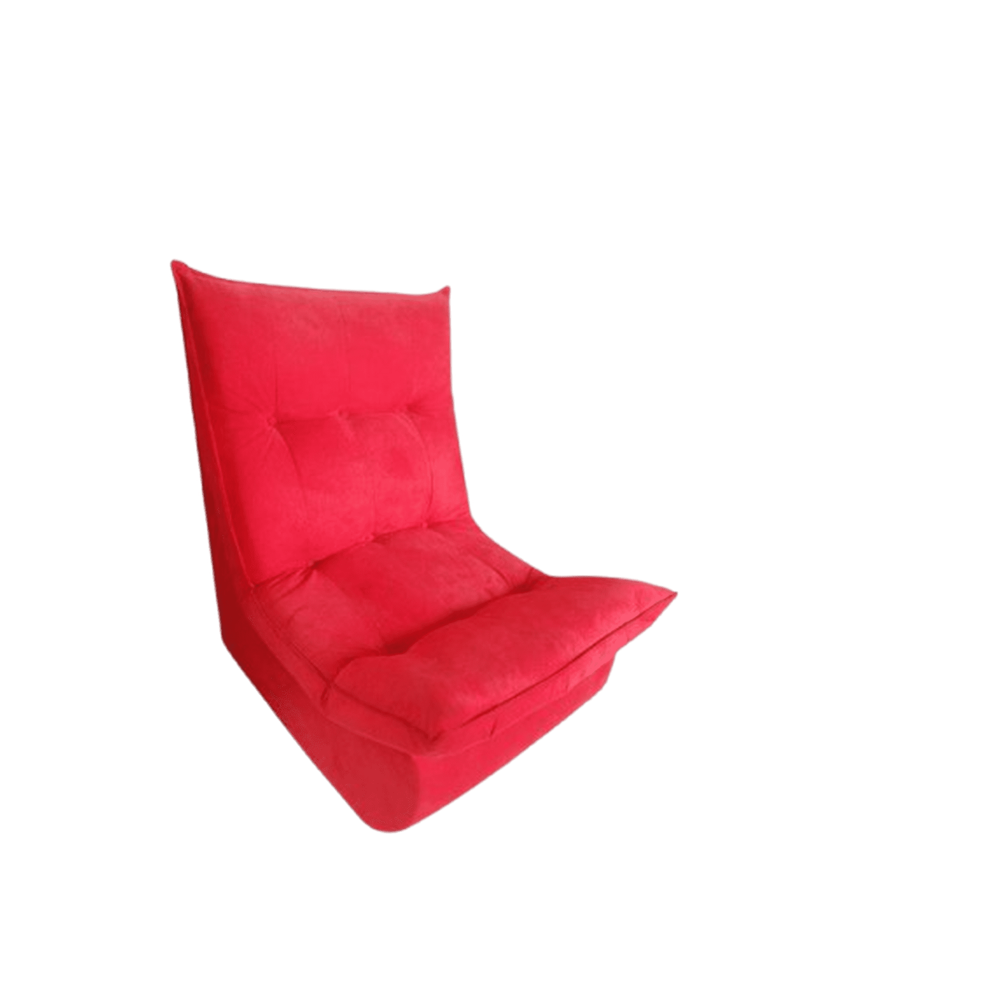 Rous Muebles - Butacón Acolchado, Color Rojo