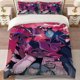 thumbnail image 1 of Hotel Anime Upward View Poster Theme Print Three-Piece Bedding Set Soft Duvet Cover And Two Pillowcases, 1 of 5