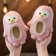 thumbnail image 1 of Kids Warm Waterproof Non-slip Cute Penguin Slippers Home Shoes Autumn Winter, 1 of 3