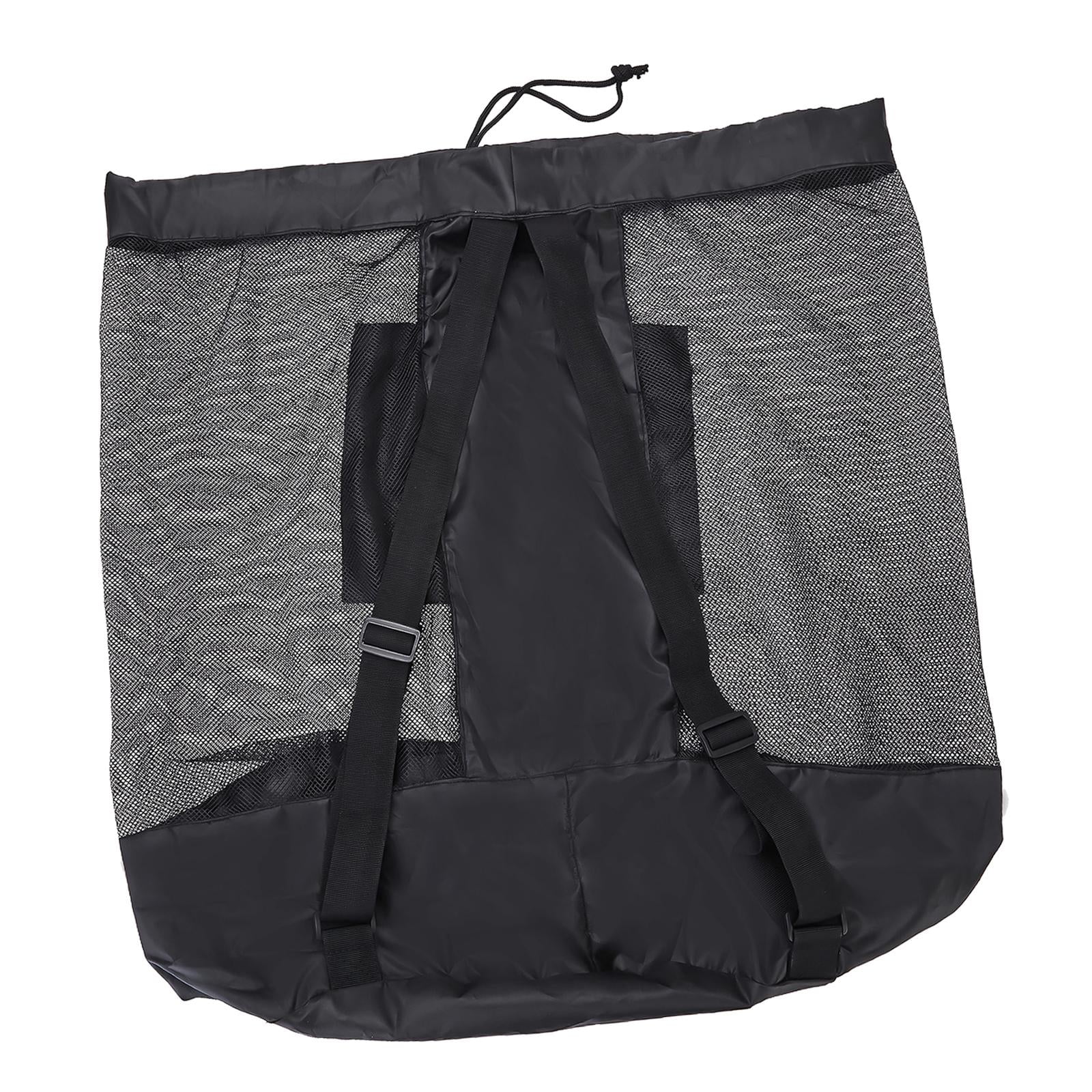 Magideal - Bolsa De Malla Para Balón De Fútbol, Bolsas Con Cordón De Bolsillo De Malla Con Correa Para El Hombro, Bolsa De Transporte, Almacenamiento Para Acceso 70cmx65cm