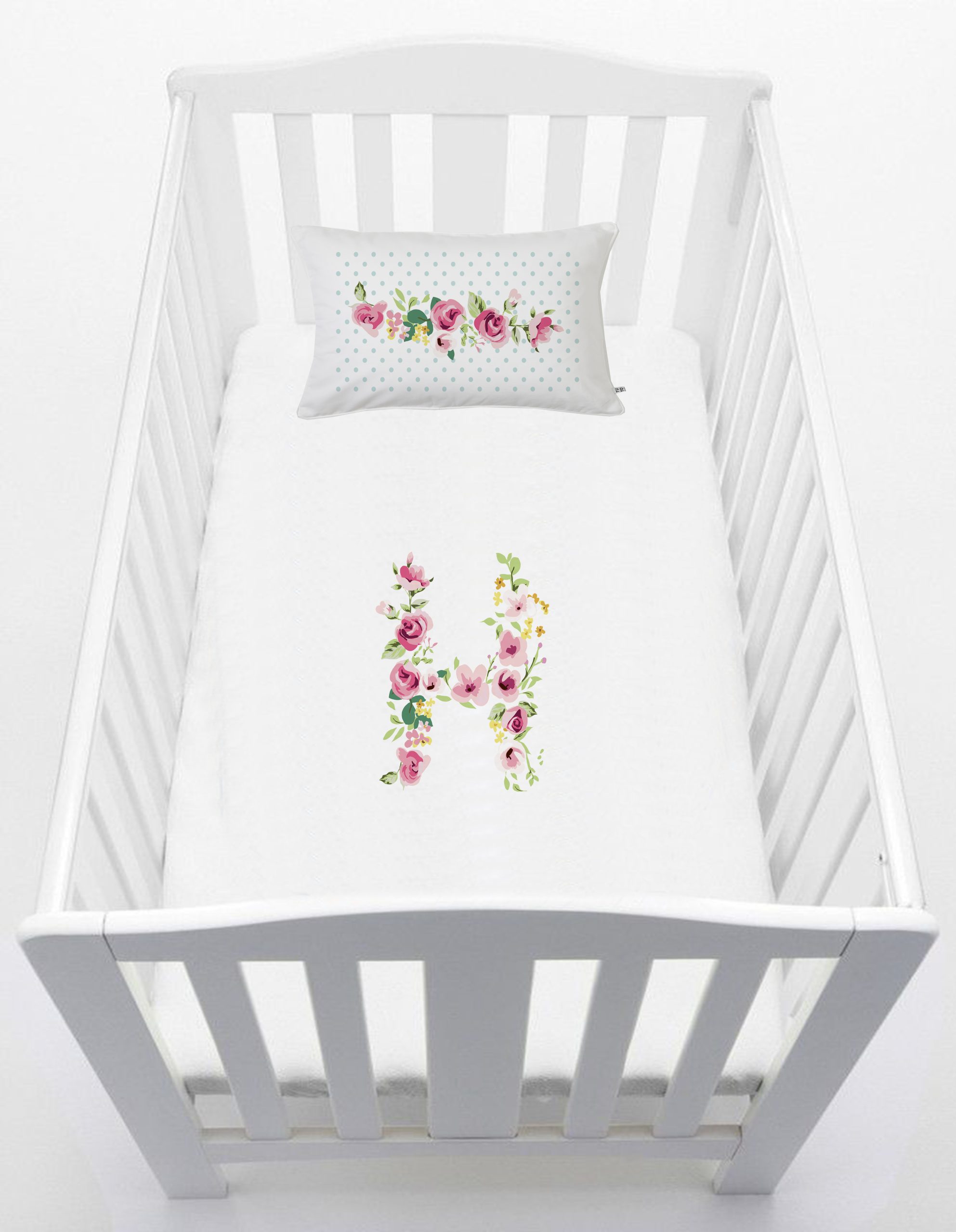 Tuyo Print - Cubreplumón Moisés - Colecho Letras Vintage H