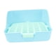 thumbnail image 2 of Caja De Arena Para Conejos, Inodoro, Ropa De Cama Para Interiores, Jaula, Orinal, Azul, 11 X 11 X 8 Pulgadas, 2 of 5