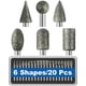 thumbnail image 1 of Juego de brocas de diamante Sworker, 20 unidades, 120 granos, para Dremel, 1 of 9