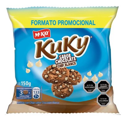 Galletas Chips Blanco 150 G Mckay