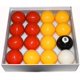 thumbnail image 1 of Bolas de Billar TGA Sports 57 mm Conjunto Rojo y Amarillo, 1 of 4