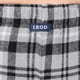 thumbnail image 4 of Pantalón para dormir IZOD de franela tejida para hombre, color gris y negro a cuadros, 4 of 4