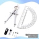 thumbnail image 3 of Unjoo Compass and Protractor Set, Professional Drawing Compass, 3 of 3