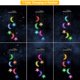 thumbnail image 4 of Campanilla de Viento Solar Toodour con Luna y Estrella de Cambio de Color, 4 of 7