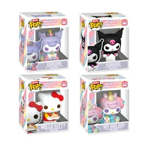 Figura Coleccionable Funko Bitty Pop Sanrio Kuromi 4 Piezas