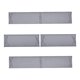 thumbnail image 5 of PARACHOQUES PARA CAMA CUNA TODO REDONDO ALGODÓN LAVABLE Gris, 5 of 5