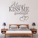 thumbnail image 2 of Decomural Always Kiss Goodnight Love WS-15618, 2 of 2