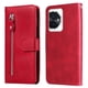 thumbnail image 1 of Funda con Cremallera para Honor 100, Carcasa Cartera de Cuero PU con Soporte y Tarjetero, 1 of 6