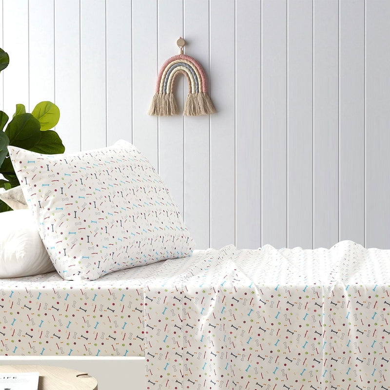 Milsleep - Happy Kids Bones Juego De Sábanas Estampado Infantil Individual