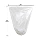thumbnail image 2 of Forros para cubos de basura TYPLASTICS 208 L, transparentes, 36 x 60 cm, 200 unidades, 2 of 6