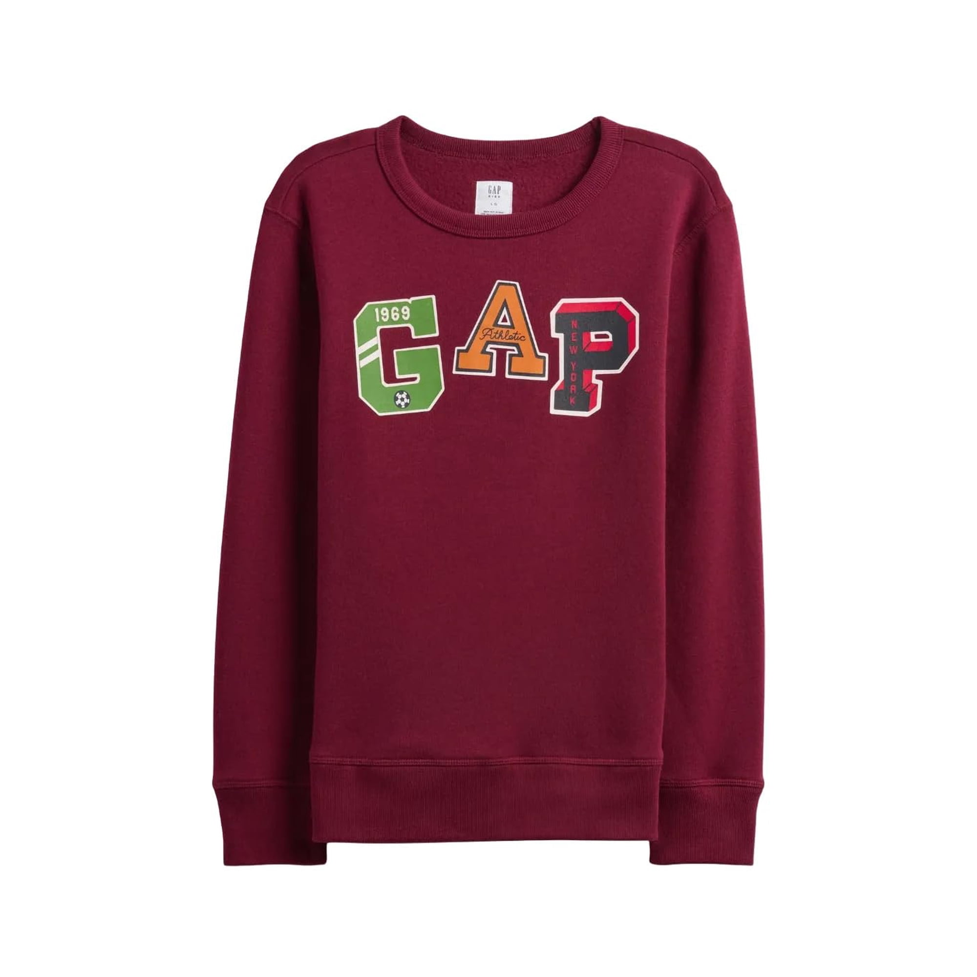 Sudadera Gap Logo Para Niño Roja Delicious Talla S