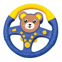 Bothyi - Coches Eléctricos Simulación Conducción Volante Niños Juguetes Educativos Para Edades Tempranas Oso