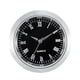 thumbnail image 2 of Reloj Redondo Inserto Pieza De Reparación Dormitorio Hogar Decorativo Manualidades DIY Mini Reloj Marco Plateado Negro, 2 of 3