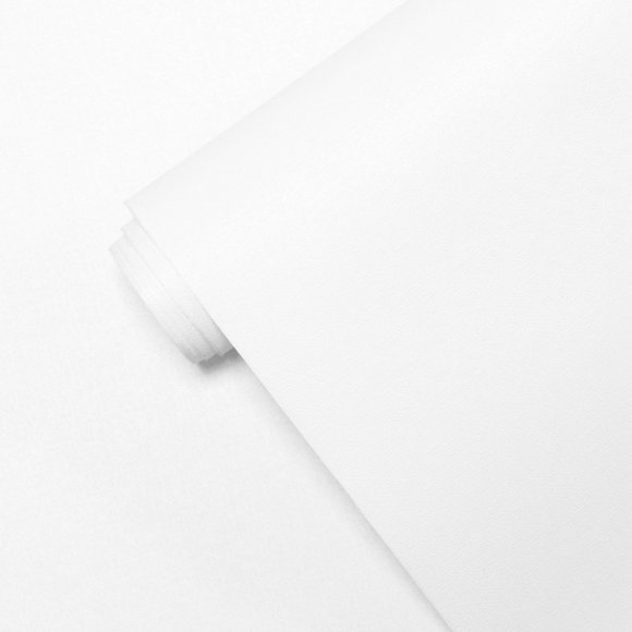 Papel pintado Yasinet Peel and Stick, vinilo blanco, 45 cm x 5 m