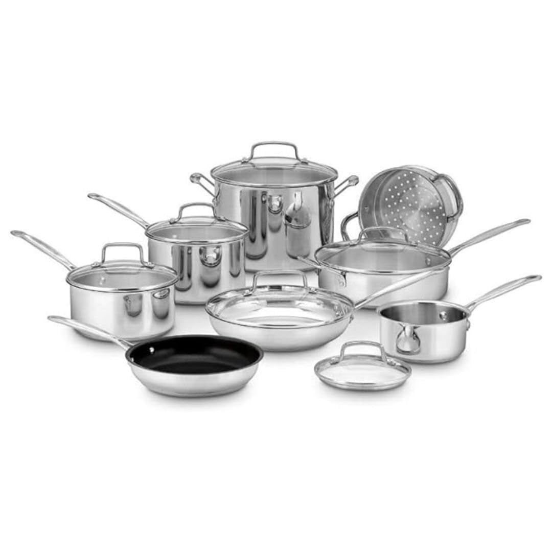 Juego De Utensilios De Cocina Cuisinart Chef's Classic De Acero Inoxidable, 14 Piezas