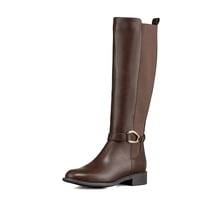 Bota Larga Mujer Casual Pu Moda Clasico Weide Zs70