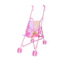 Bothyi - Cochecito De Bebé De Juguete Rosa, Suministros, Juguete Interactivo De Moda Para Niñas Pequeñas, Altura 36 Cm