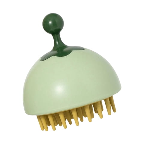 Magideal - Cepillo Para Champú Para El Cabello, Depurador De Mano Para Cabelludo Para Cabello Húmedo Y Seco, Cepillo De Para Mujeres, Hombres Y , Verde