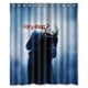 thumbnail image 1 of Cortina de ducha de Batman Joker "Por qué tan serio" con ganchos, tamaño 60 x 72 pulgadas, 1 of 3