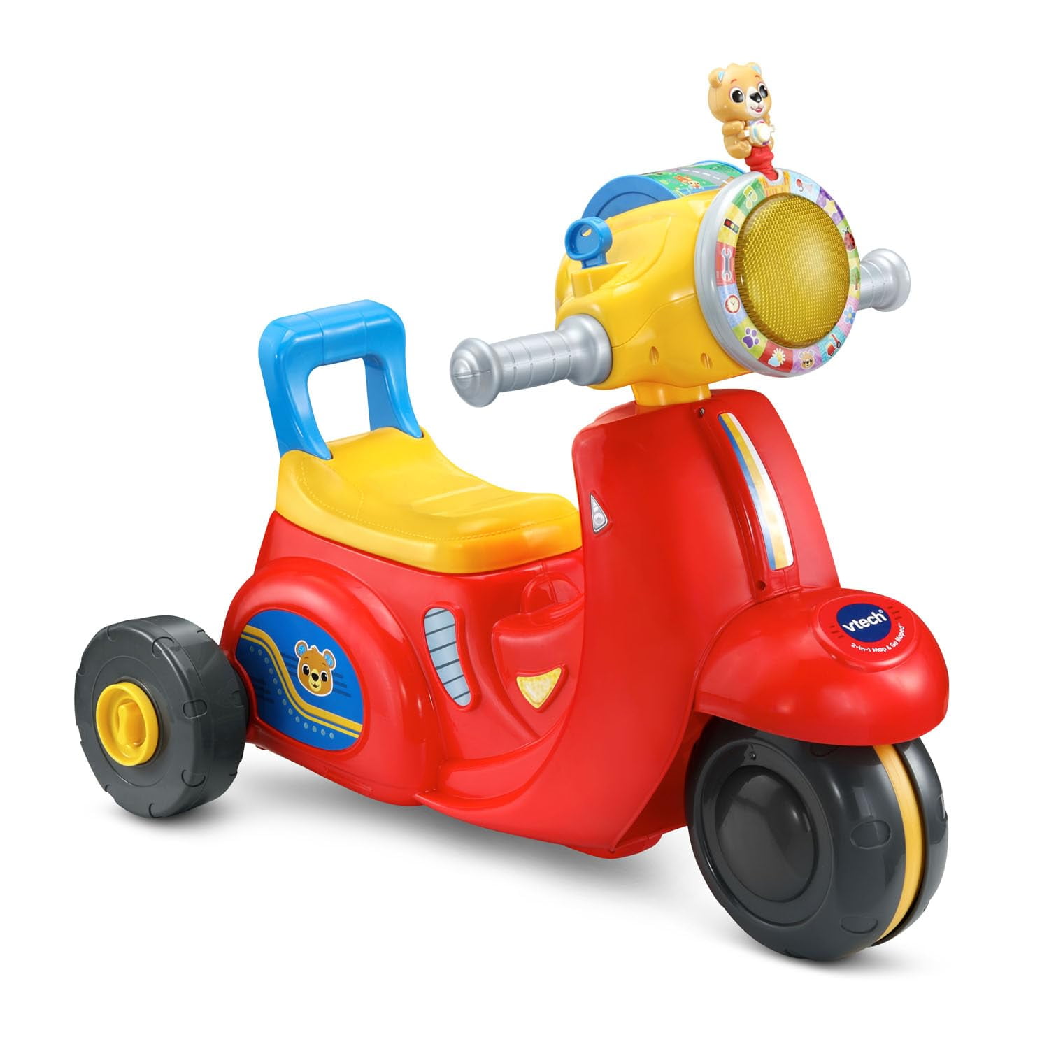 Patinete Map And Go 2 En 1 Vtech Para Niños Pequeños, Rojo