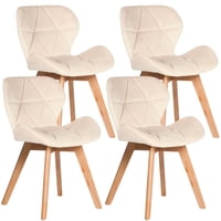 Pandalino - Pack 4 Sillas Rubik Velvet Beige | Elegancia Y Confort