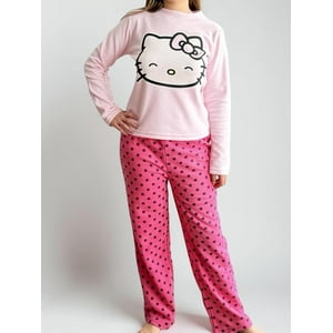 Pijama Micropolar Mujer Hello Kitty Rosa M