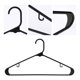 thumbnail image 3 of Perchas de Plástico REGALWOVEN, Paquete de 50 Perchas para Ropa, Perchas Perfectas para Abrigos y Ahorro de Espacio General para Armario, Pantalones o Camisas Negras, 3 of 6