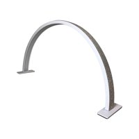 Magideal - Lámpara De Escritorio Para Uñas De Media , Lámpara Nails Tech, Lámpara De Mesa Para Uñas De 20W, Luz De Pestañas Para Manualidades, Salón, Cejas, Diamantes De Imitación Blancos