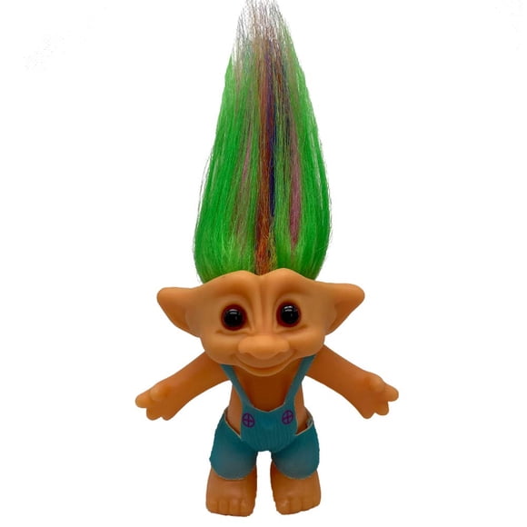 Muñeco Troll Yintlilocn Vintage de 3.9 pulgadas en PVC con Ropa para Niños