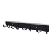 thumbnail image 1 of Perchero De Pared Metal Negro 4 Ganchos Doble Multiuso, 1 of 6