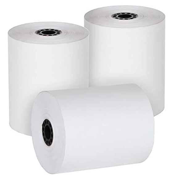 Rollos de papel térmico TBG OFFICE de 2,25 x 50 m sin BPA (30 rollos)