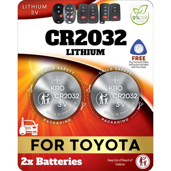 Kit de reemplazo de batería Key Fob CR2032 3V para Toyota