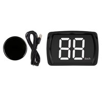 Magideal - Generic Hud Head Up Display Velocímetro Plug And Play Accesorios Para Automóviles Medidor De Velocidad Digital Para Vehículos Camiones Autobuses , Blanco
