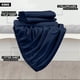 thumbnail image 2 of Juego de sábanas Utopia Bedding King de microfibra cepillada, color azul marino, 2 of 6