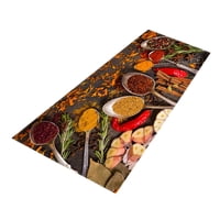 Magideal - Wandteppich De Cocina Alfombra Larga Absorbente 15.7X47 Pulgadas Para El Para Hogar Protección Del Piso Ecológico Multifunción Rectángulo Lavable Parte A