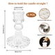 thumbnail image 2 of Candelabros vidrio transparente decorativos, 2 of 3