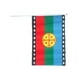 thumbnail image 2 of Bandera Mapuche 40x60 cm de Tela para Fiestas Patrias, 2 of 3