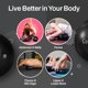 thumbnail image 3 of Pelota de masaje Tune Up Fitness Coregeous Ball, color grafito, 3 of 5